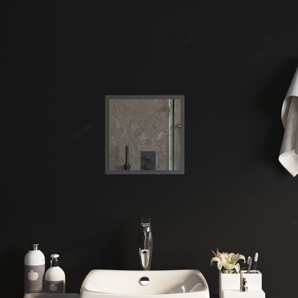 vidaXL Espelho de casa de banho com luzes LED 30x30 cm