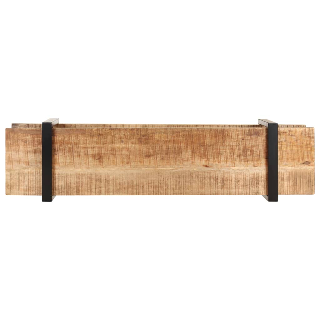 vidaXL Móvel de TV 160x40x40 cm madeira de mangueira áspera maciça
