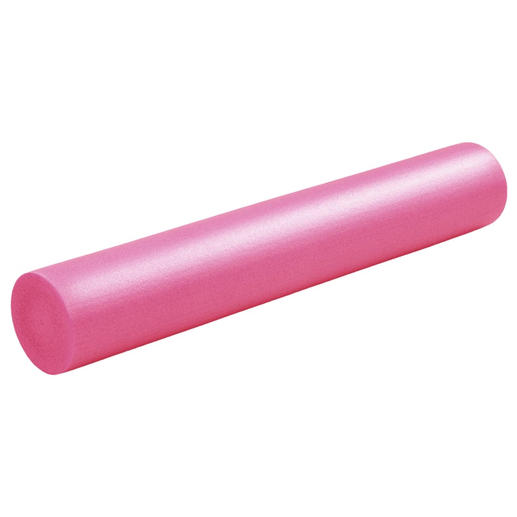 vidaXL Rolo de ioga 15x90 cm espuma EPE cor-de-rosa