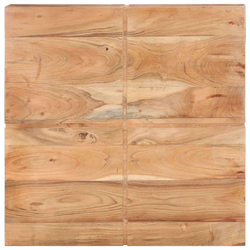 vidaXL Mesa de centro 80x80x28 cm madeira de acácia maciça