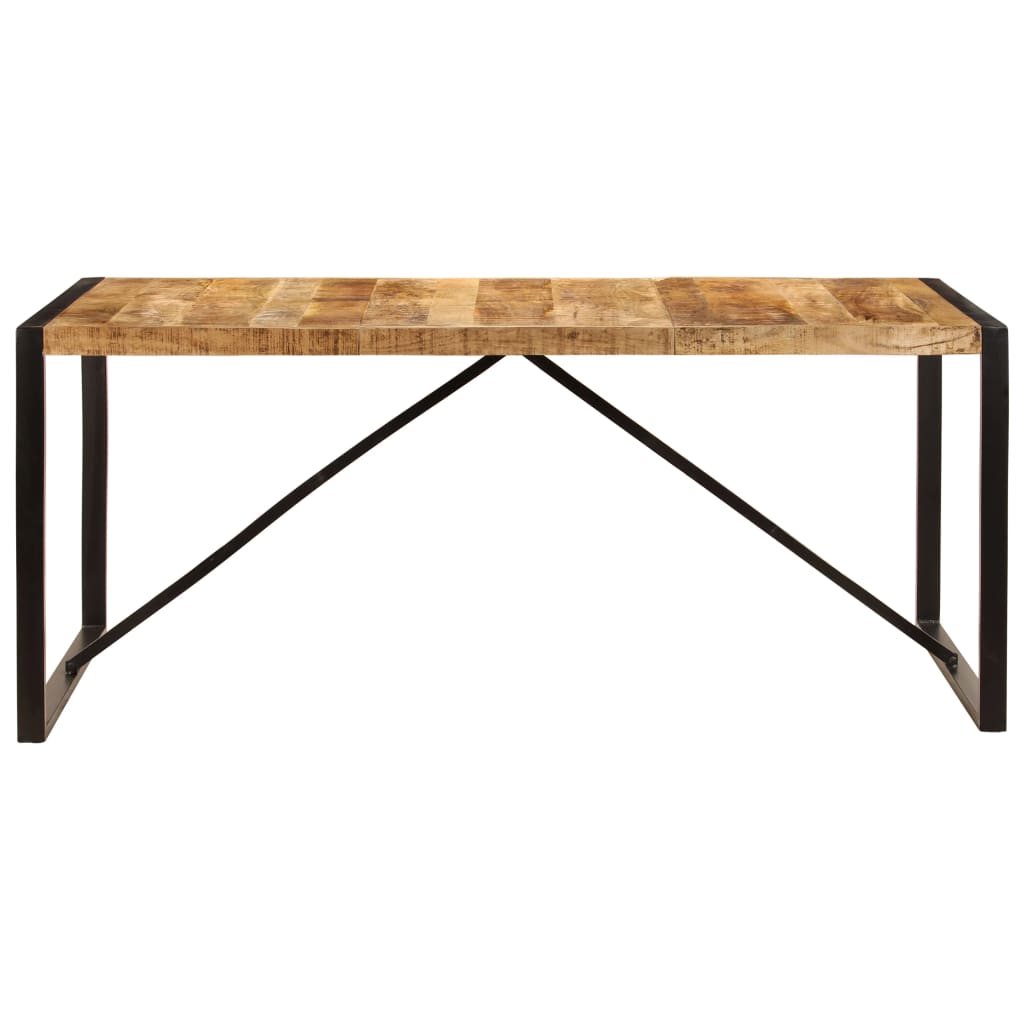 vidaXL Mesa de jantar 180x90x75 cm madeira de magueira maciça