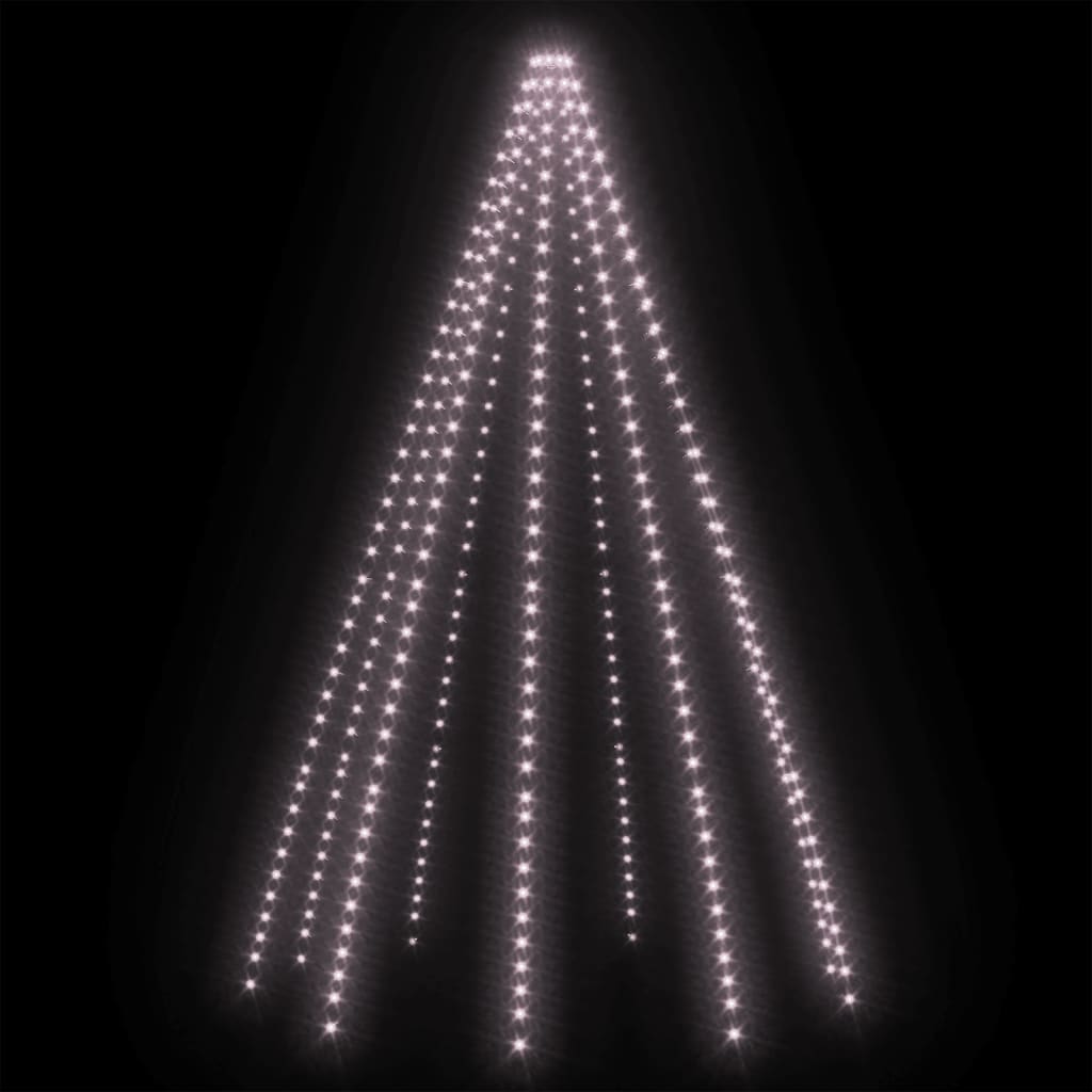 vidaXL Cordão de luzes para árvore de Natal 400 luzes LED 400 cm