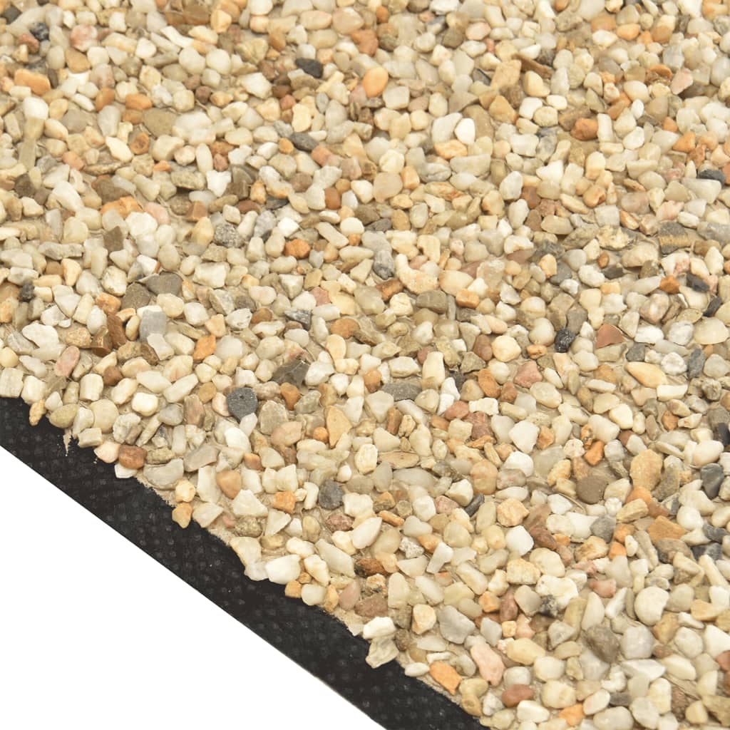 vidaXL Revestimento de pedra 150x100 cm cor areia natural