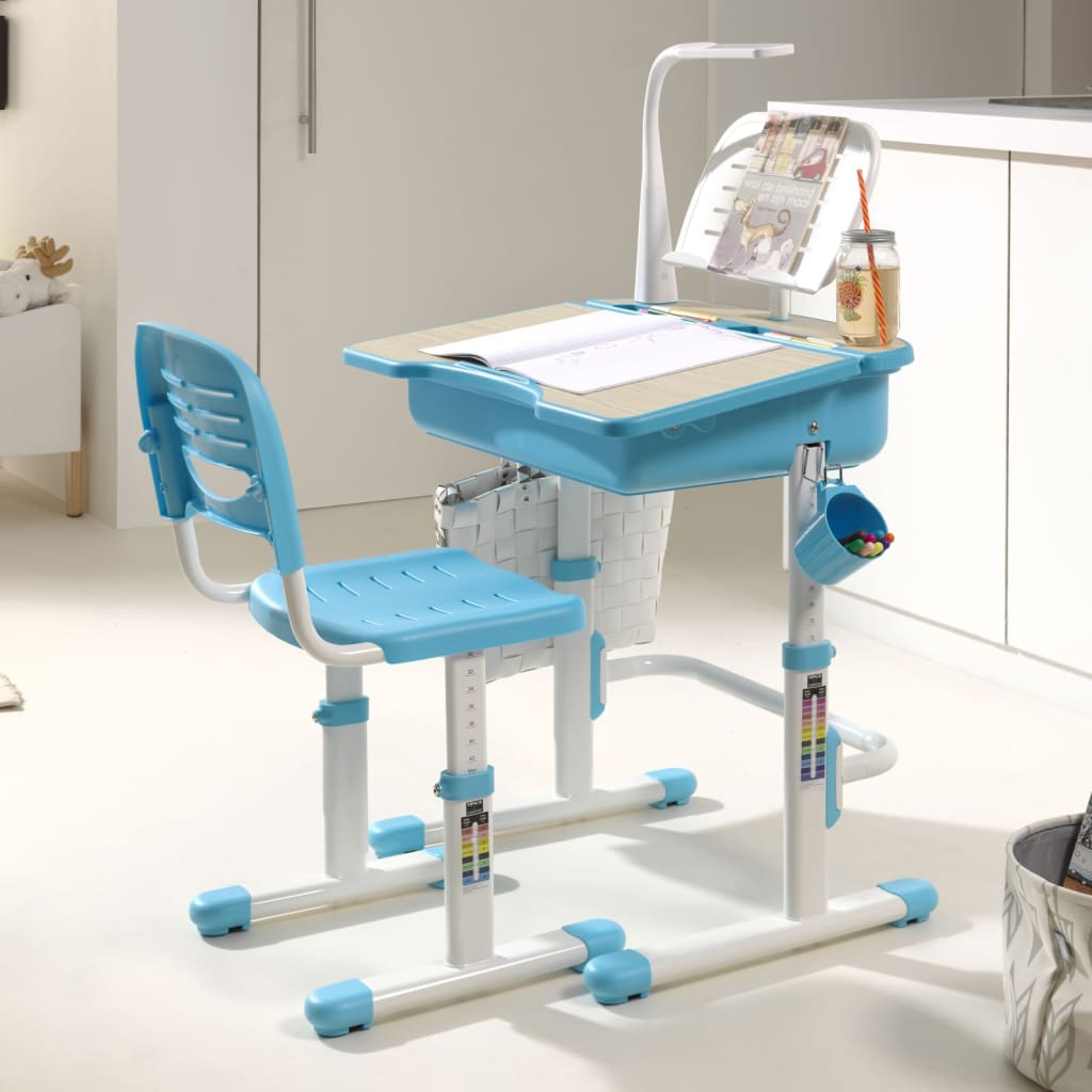 Vipack Secretária infantil ajust. Comfortline 301 +cadeira azul/branco