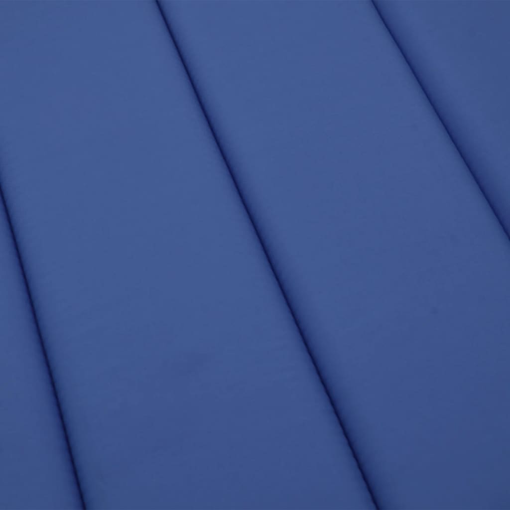 vidaXL Almofadão p/ espreguiçadeira 200x70x3cm tecido oxford azul real
