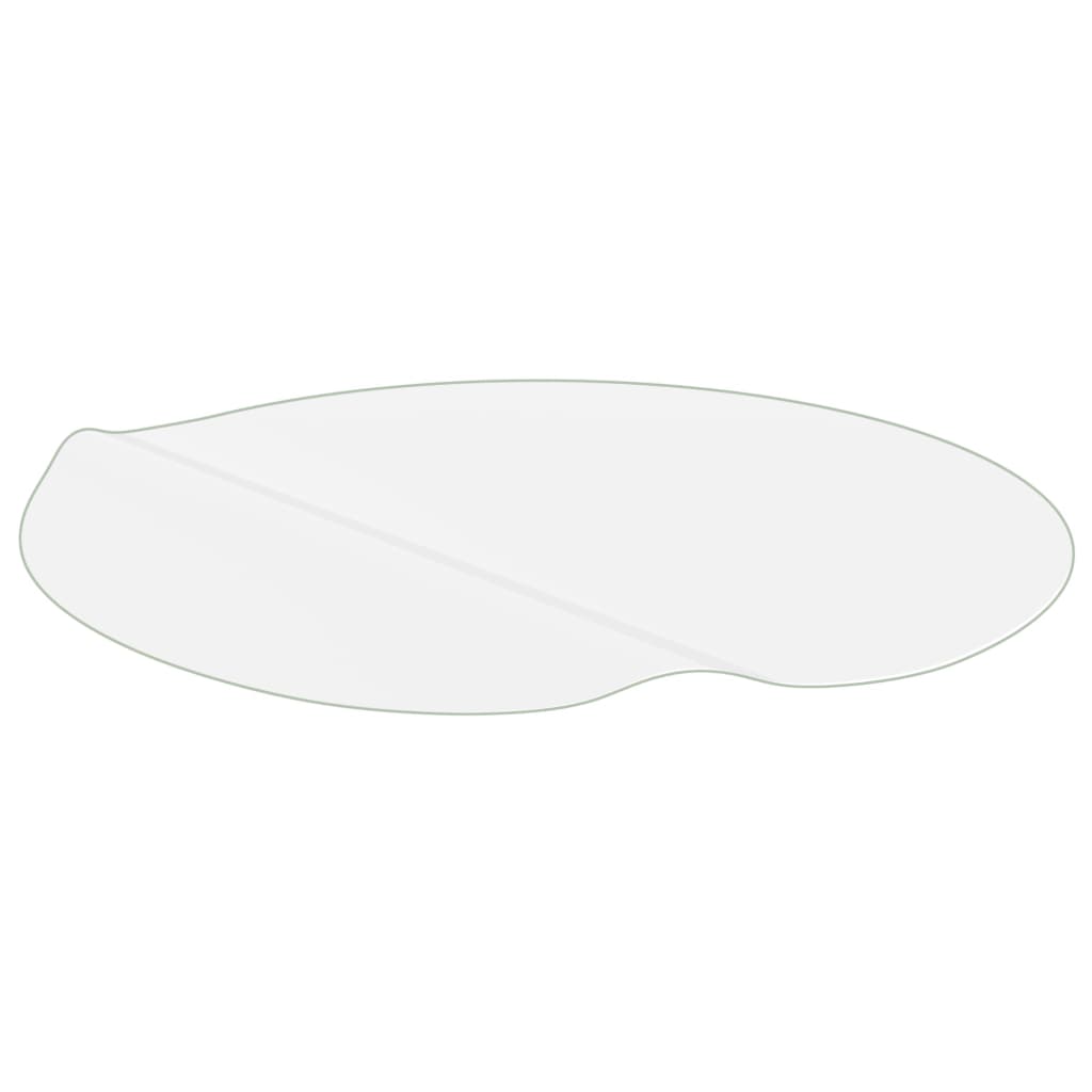 vidaXL Protetor de mesa Ø 100 cm 2 mm PVC transparente