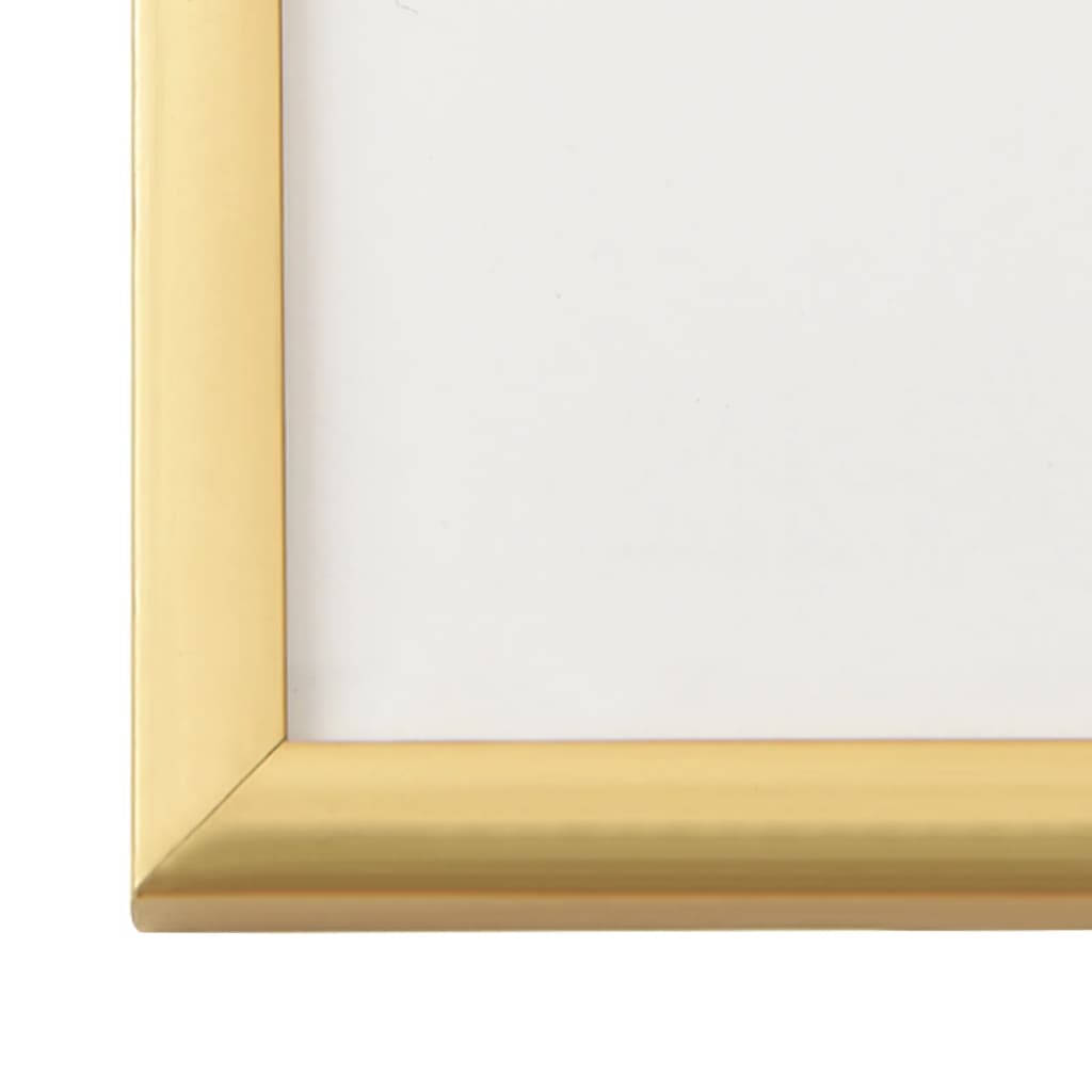 vidaXL Molduras para parede ou mesa 5 pcs 59,4x84 cm MDF dourado