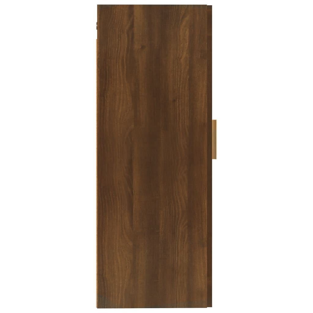 vidaXL Armário parede 35x34x90 cm derivados madeira carvalho castanho