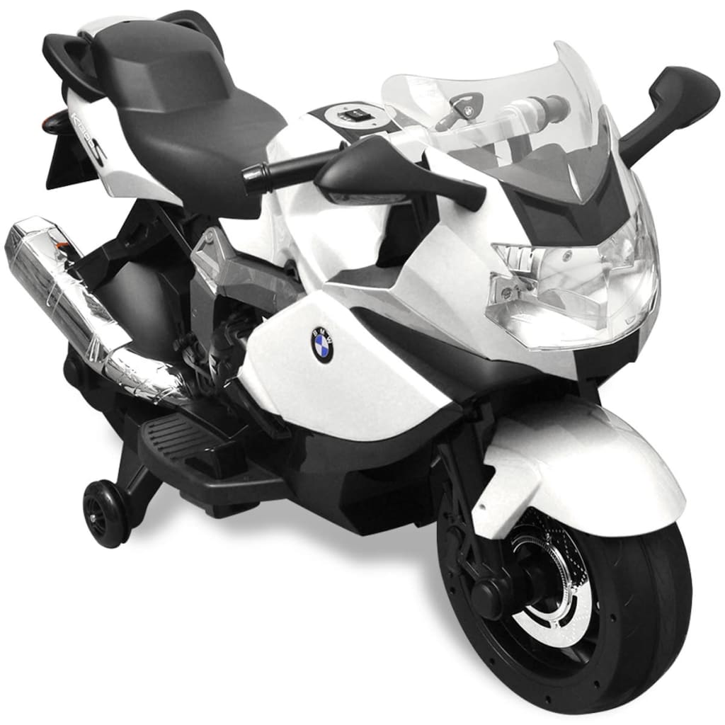 Motocicleta eléctrica BMW 283 para crianças- branca 6V