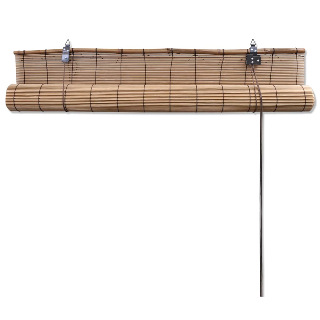 vidaXL Estore de enrolar 150x160 cm bambu castanho