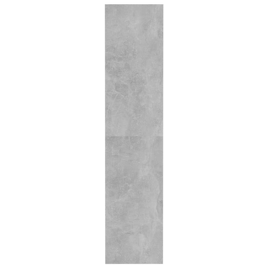 vidaXL Estante/divisória 80x30x135 cm contraplacado cinzento cimento