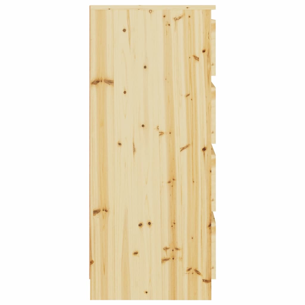 vidaXL Armário de apoio 60x36x84 cm madeira de abeto maciça