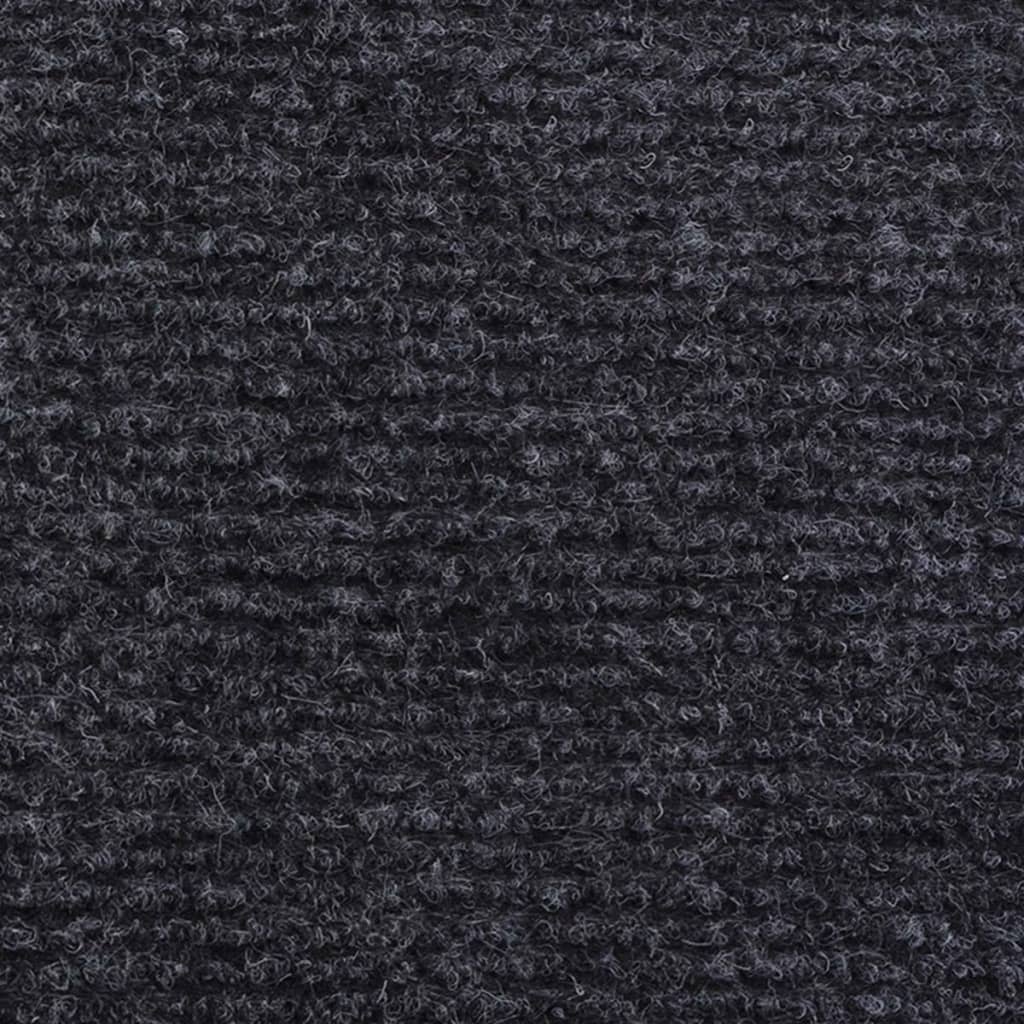 vidaXL Carpete com textura para eventos 1,2x10 m antracite