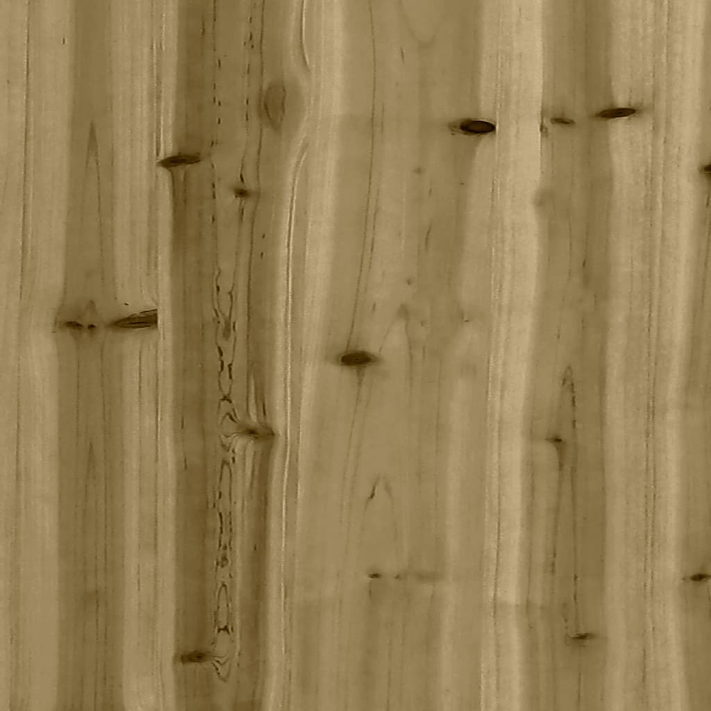 vidaXL Vaso/floreira de jardim 150x50x50cm madeira de pinho impregnada