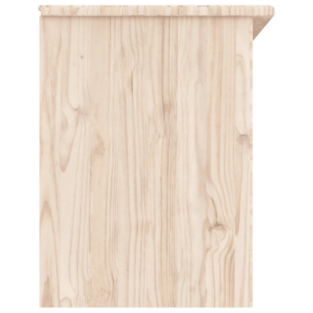 vidaXL Banco sapateira ALTA 100x35x45 cm madeira de pinho maciça