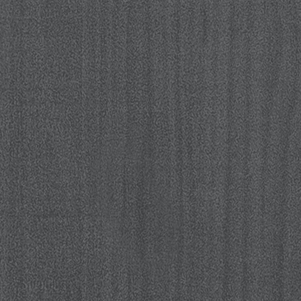 vidaXL Estante/divisória 40x35x103 cm madeira de pinho maciça cinzento