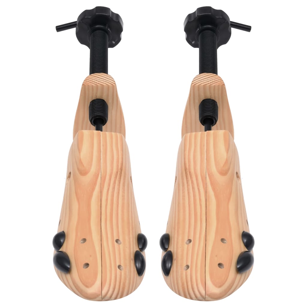 vidaXL Alargador de calçado tamanho 36-40 madeira de pinho maciça