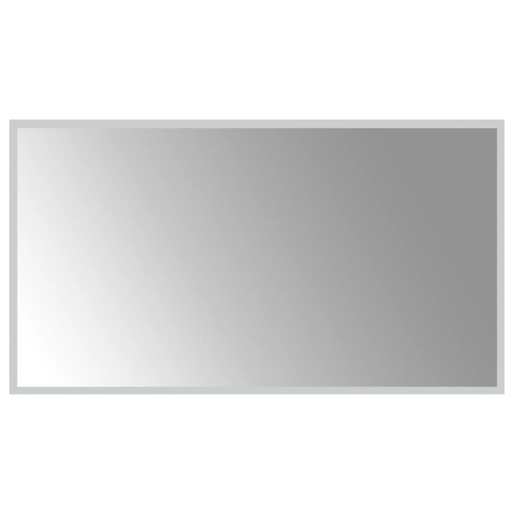 vidaXL Espelho de casa de banho com luzes LED 90x50 cm