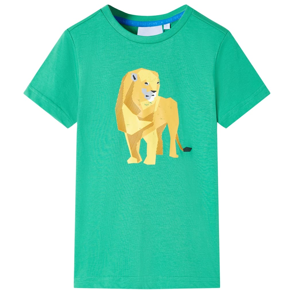 T-shirt de criança verde 92