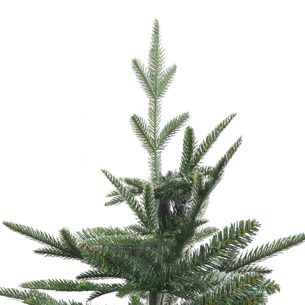 vidaXL Árvore Natal artificial pré-iluminada 240 cm PVC e PE verde