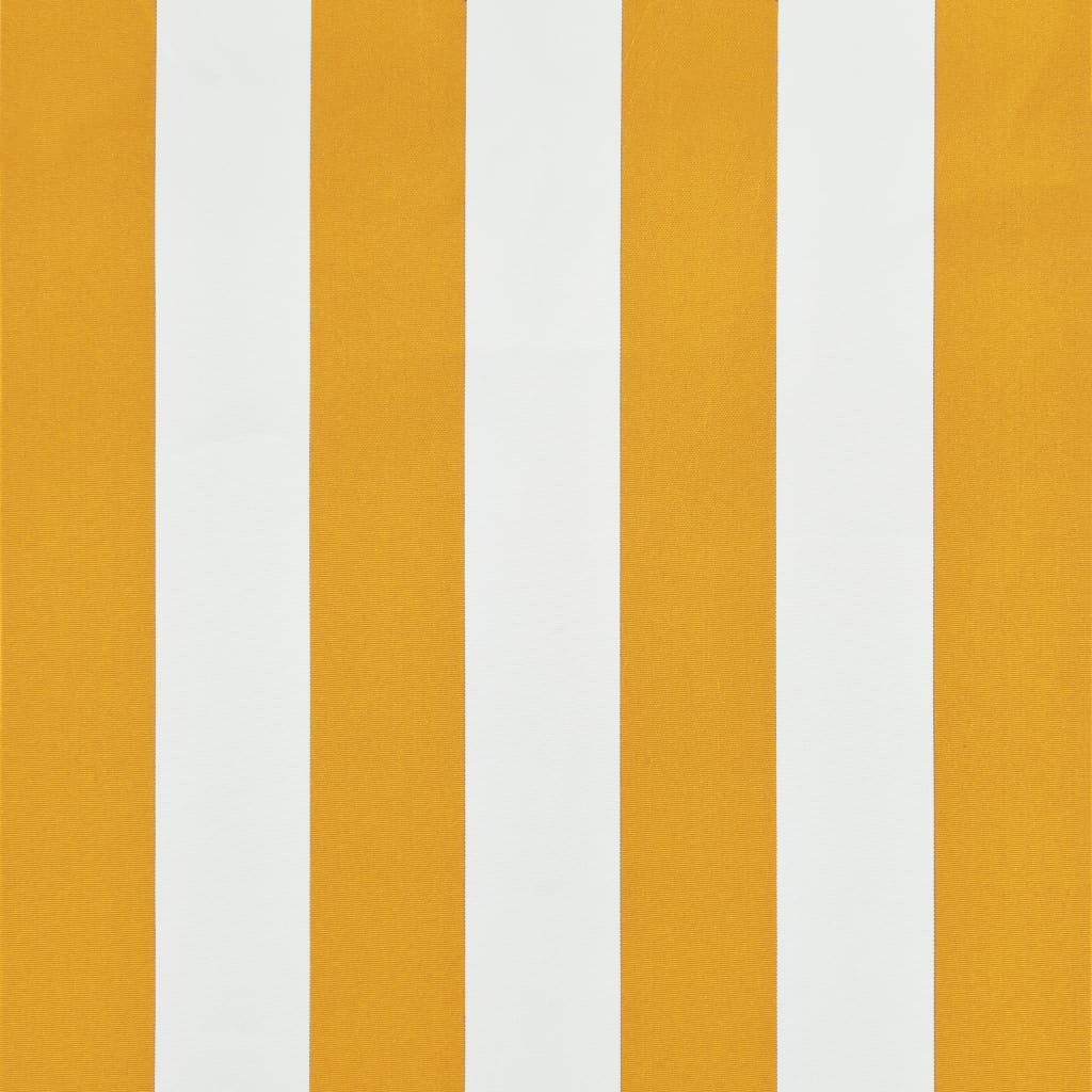 vidaXL Toldo retrátil 100x150 cm amarelo e branco