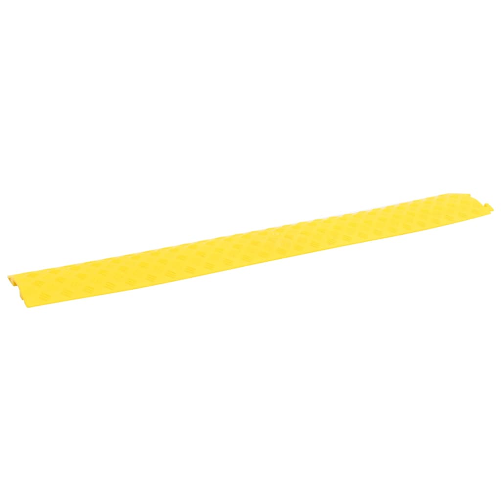 vidaXL Rampa protetora de cabos 4 pcs 98,5 cm amarelo