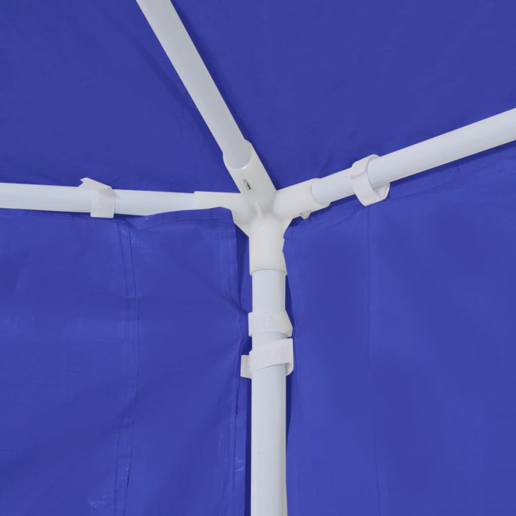 vidaXL Tenda com 6 painéis laterais 2x2 m azul