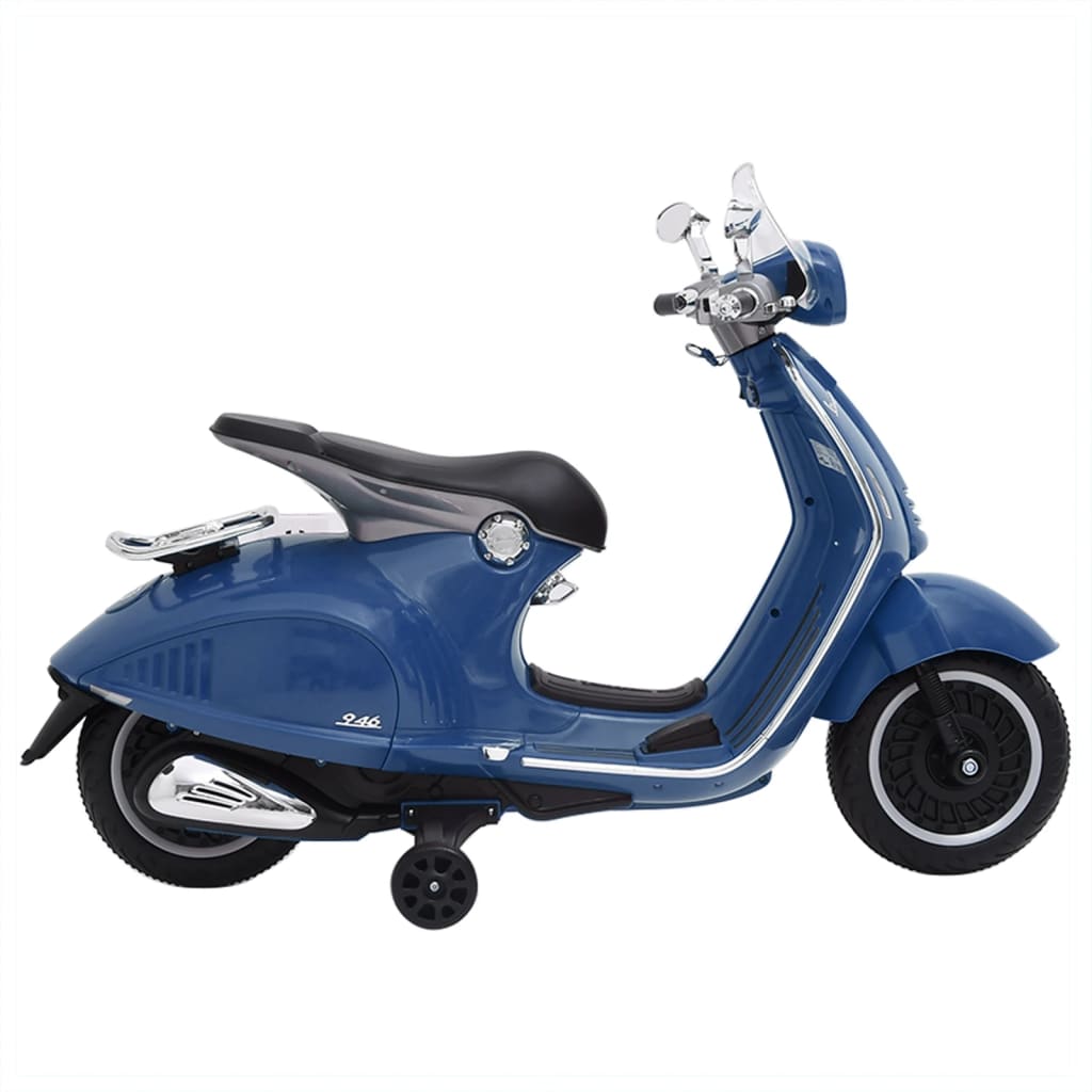 vidaXL Motocicleta elétrica para crianças Vespa GTS300 azul
