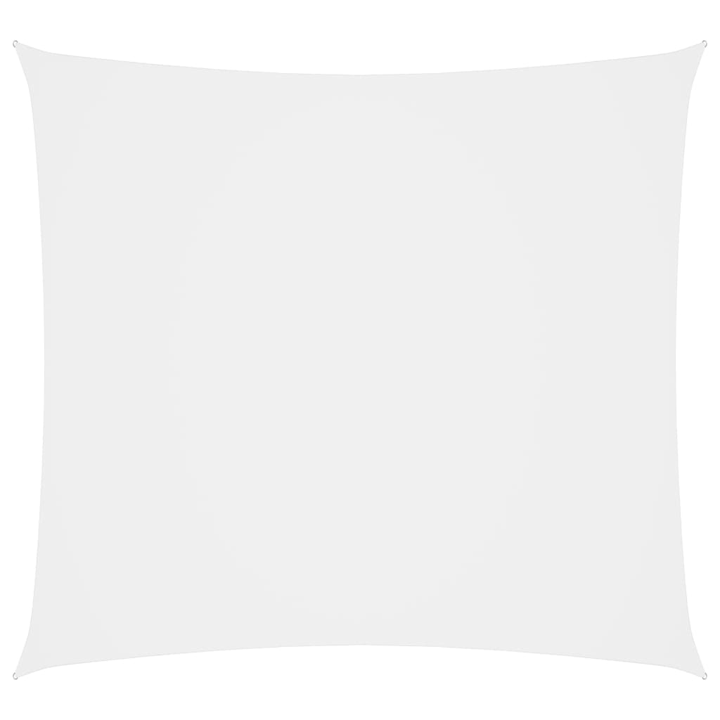 vidaXL Para-sol estilo vela tecido oxford quadrado 4x4 m branco