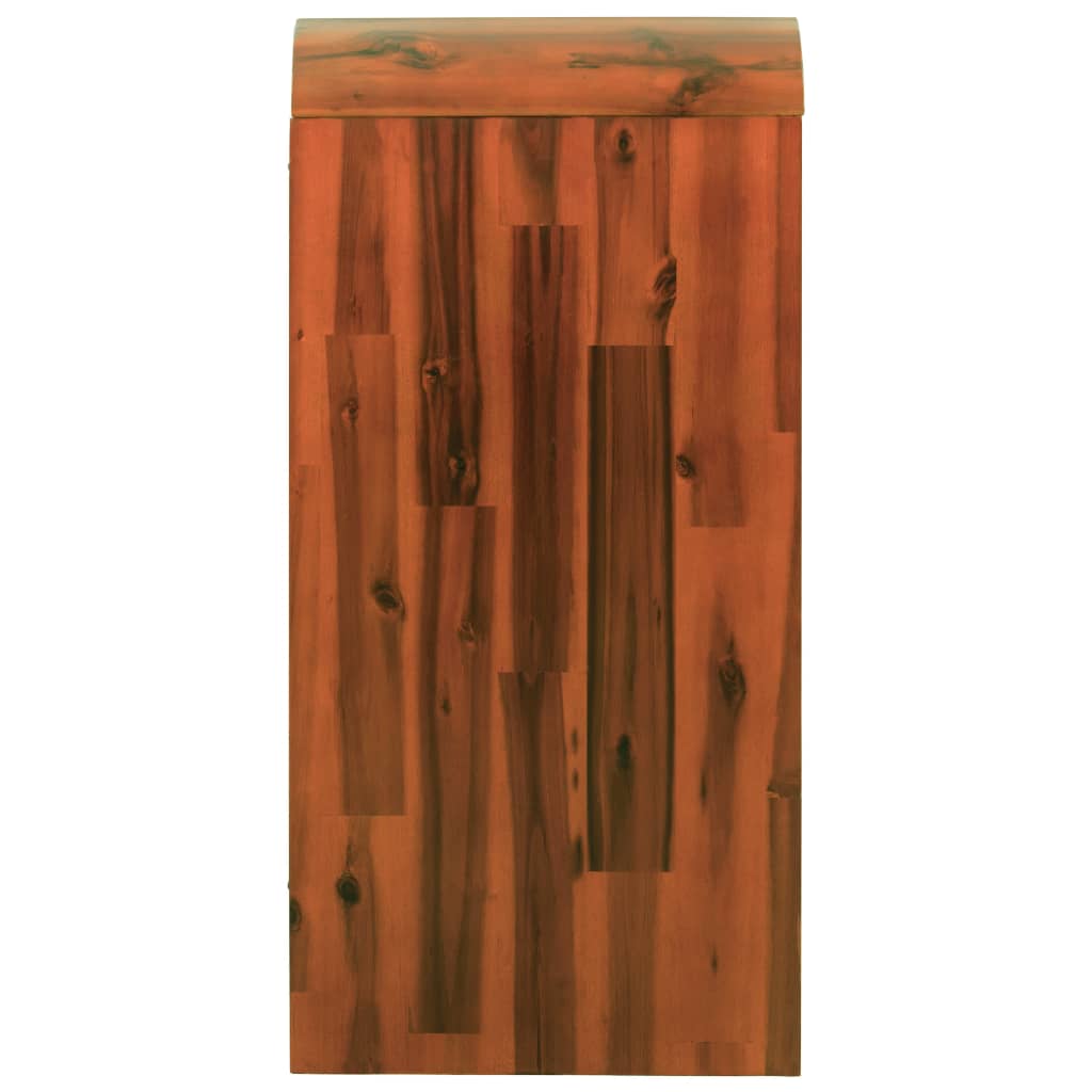 vidaXL Cómoda em madeira de acácia maciça 90x37x75 cm