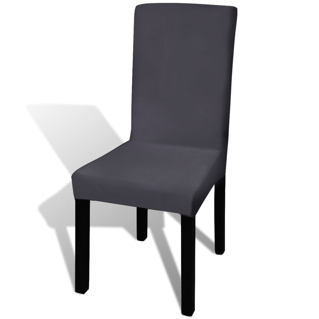 vidaXL Capa extensível para cadeiras 4 pcs antracite