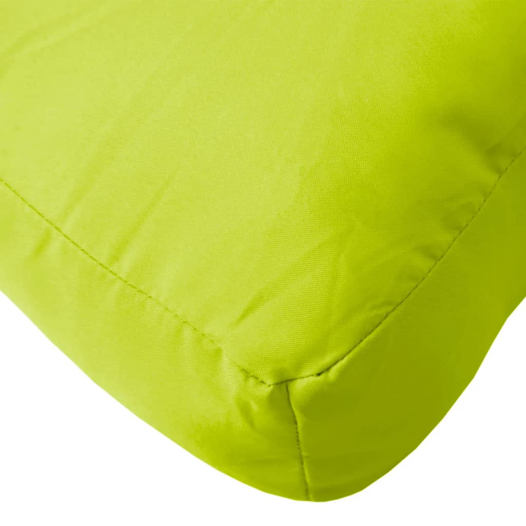 vidaXL Almofadão p/ paletes tecido oxford verde brilhante