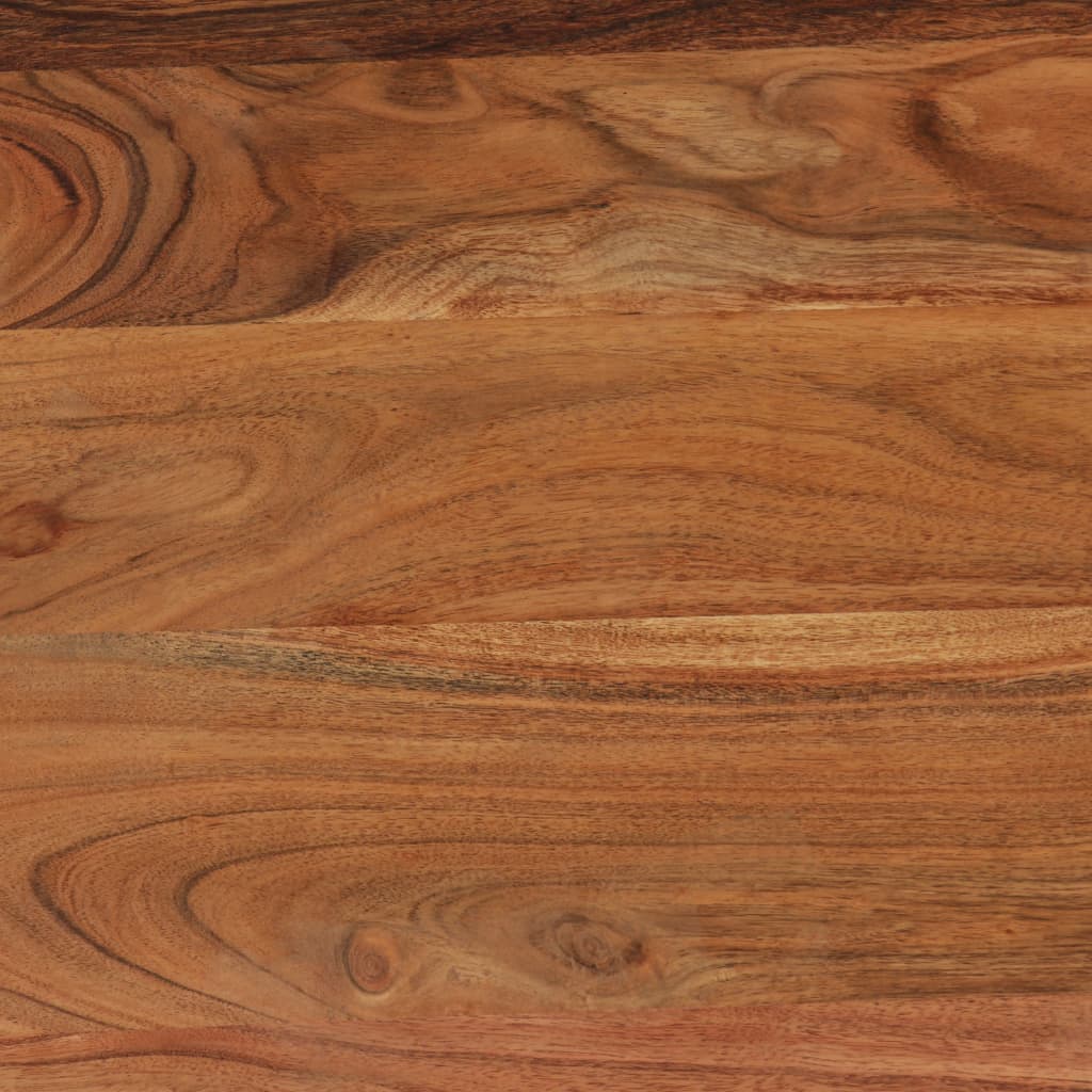 vidaXL Mesa de centro em madeira maciça 88x50x38 cm
