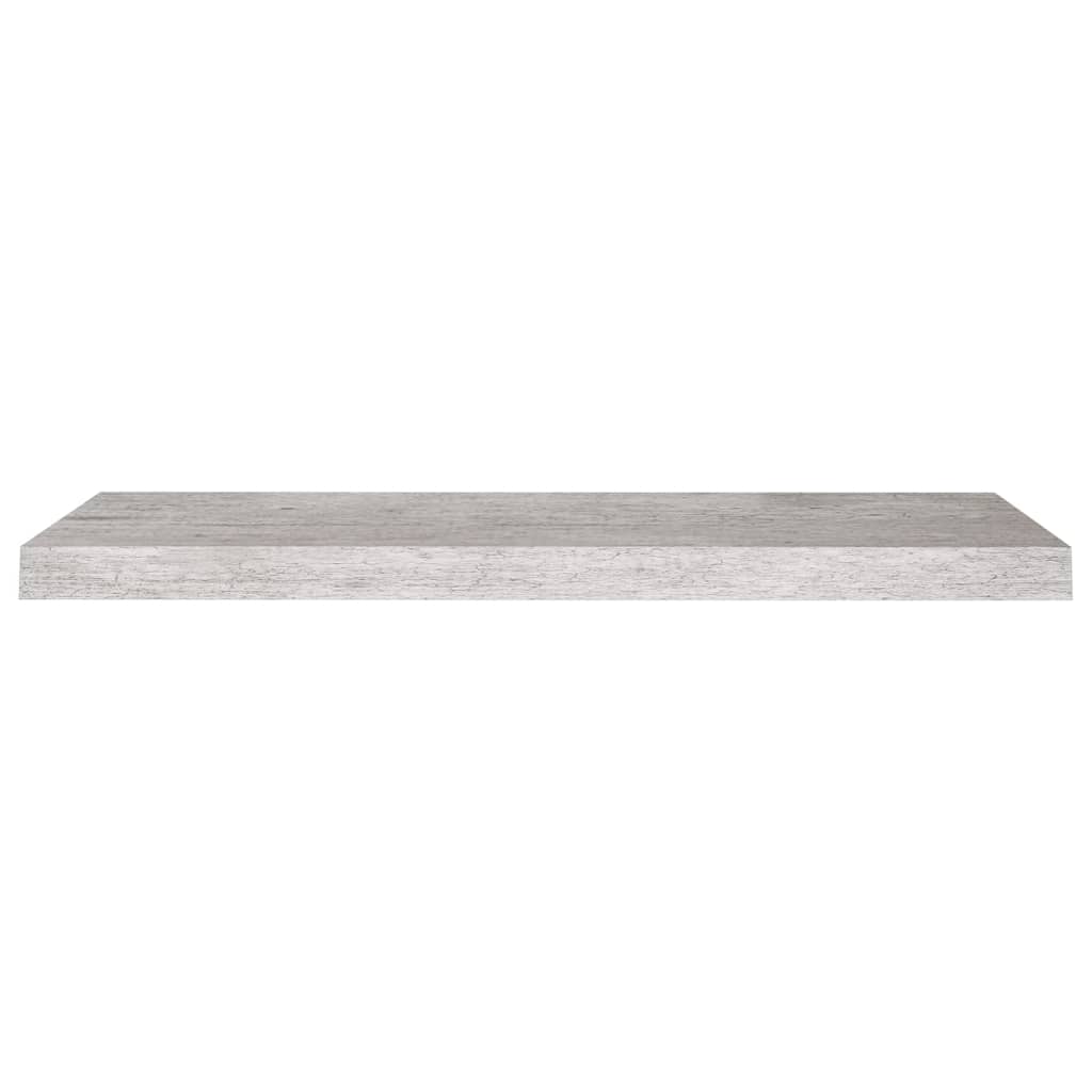 vidaXL Prateleira de parede 80x23,5x3,8 cm MDF cinzento-cimento