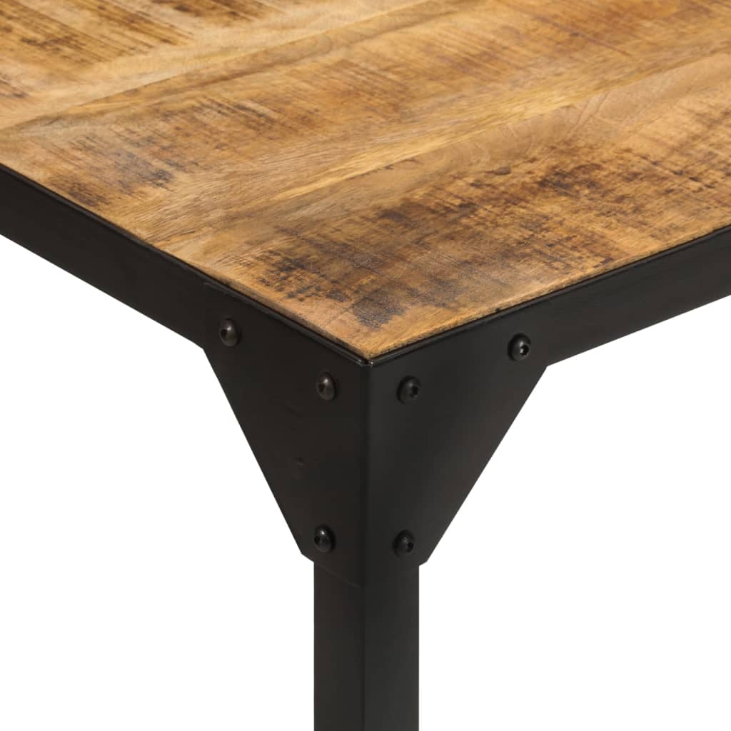 vidaXL Mesa de jantar 110x110x76 cm madeira de mangueira maciça