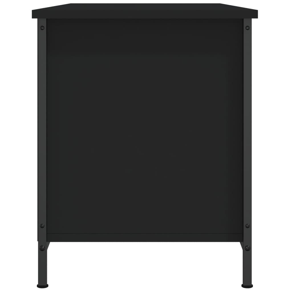 vidaXL Móvel de TV 100x40x50 cm derivados de madeira preto
