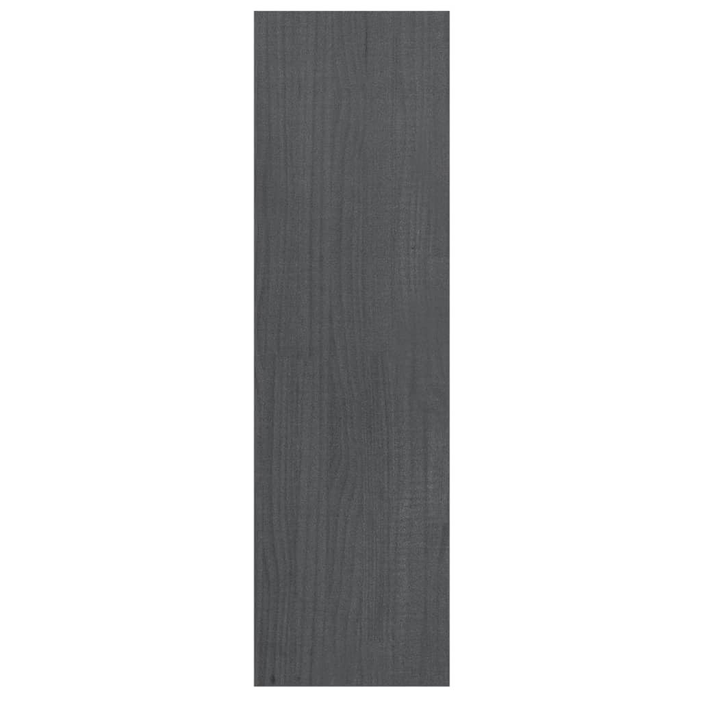 vidaXL Estante/divisória 40x30x103,5 cm pinho maciço cinzento