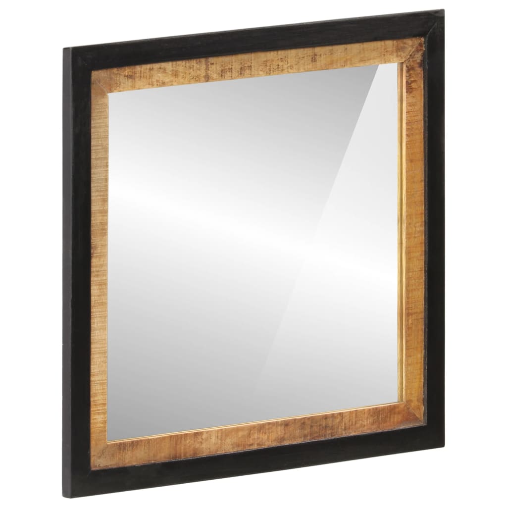 vidaXL Espelho de casa de banho 55x1x60 cm vidro e mangueira maciça
