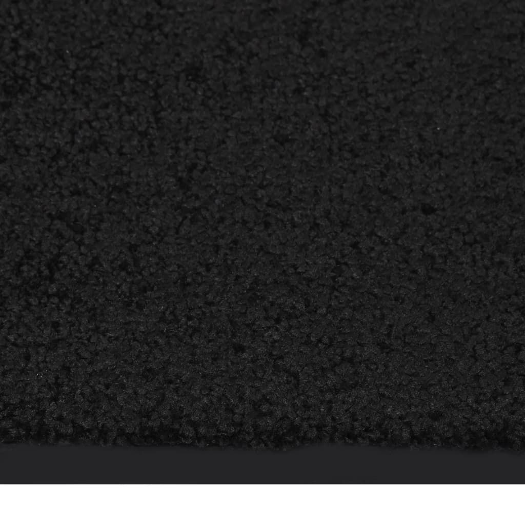 vidaXL Tapete de porta 40x60 cm preto