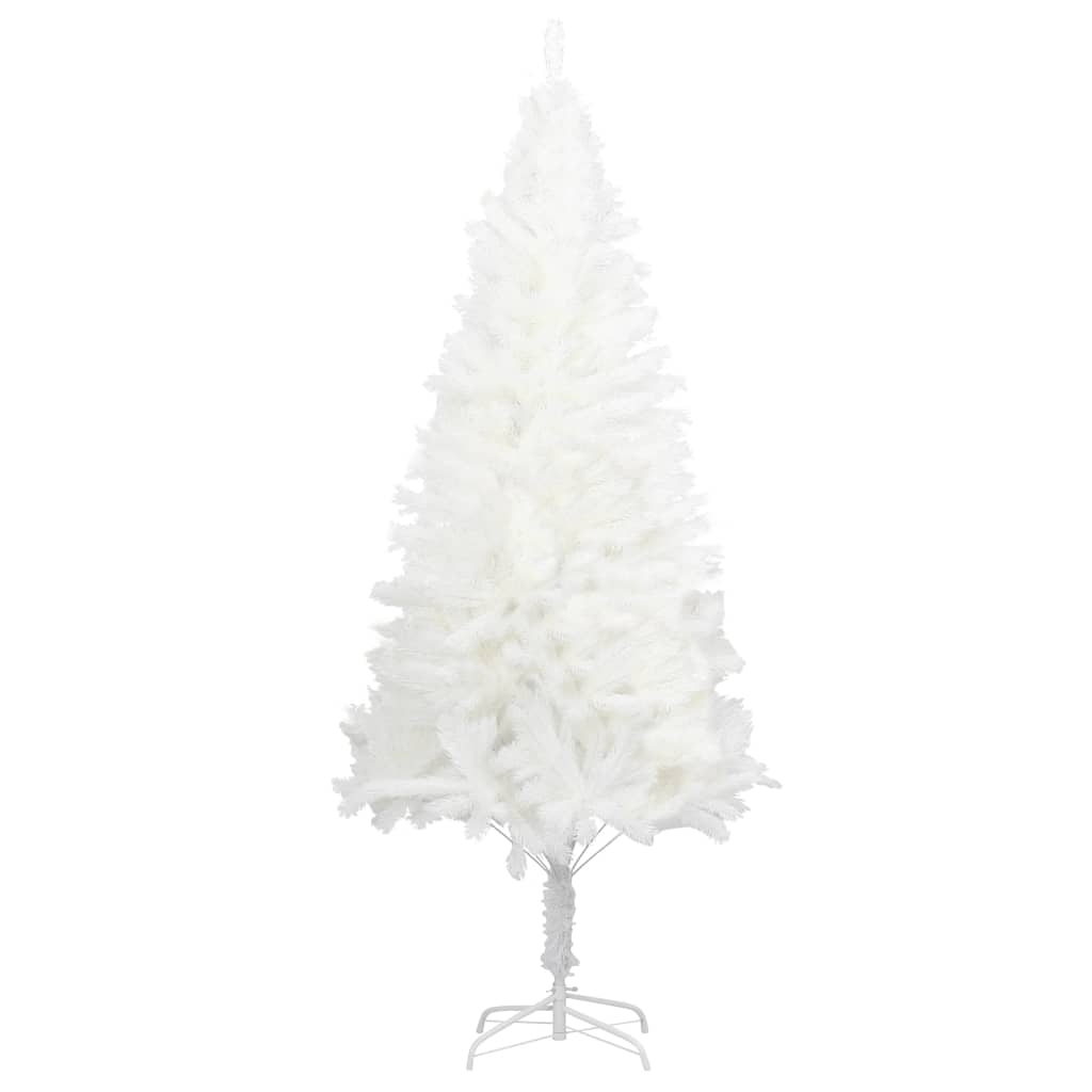 vidaXL Árvore de Natal artificial agulhas realistas 120 cm branco