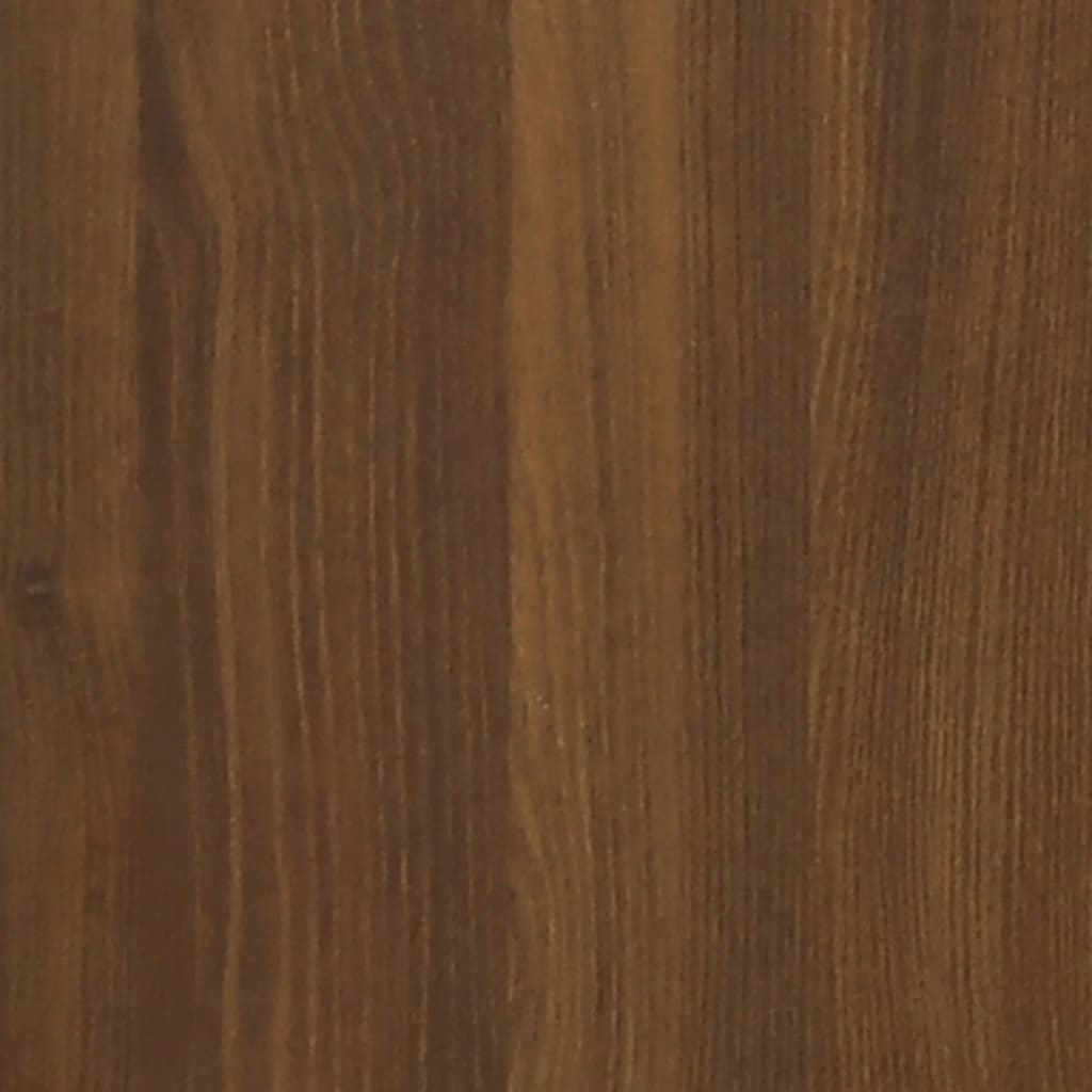 vidaXL Mesa cabeceira 100x35x40 cm derivados madeira carvalho castanho
