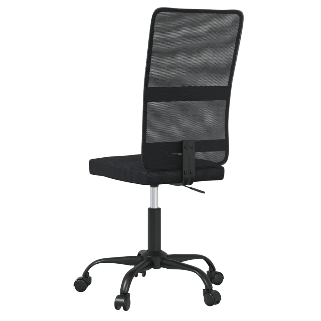 vidaXL Cadeira de escritório tecido de malha preto