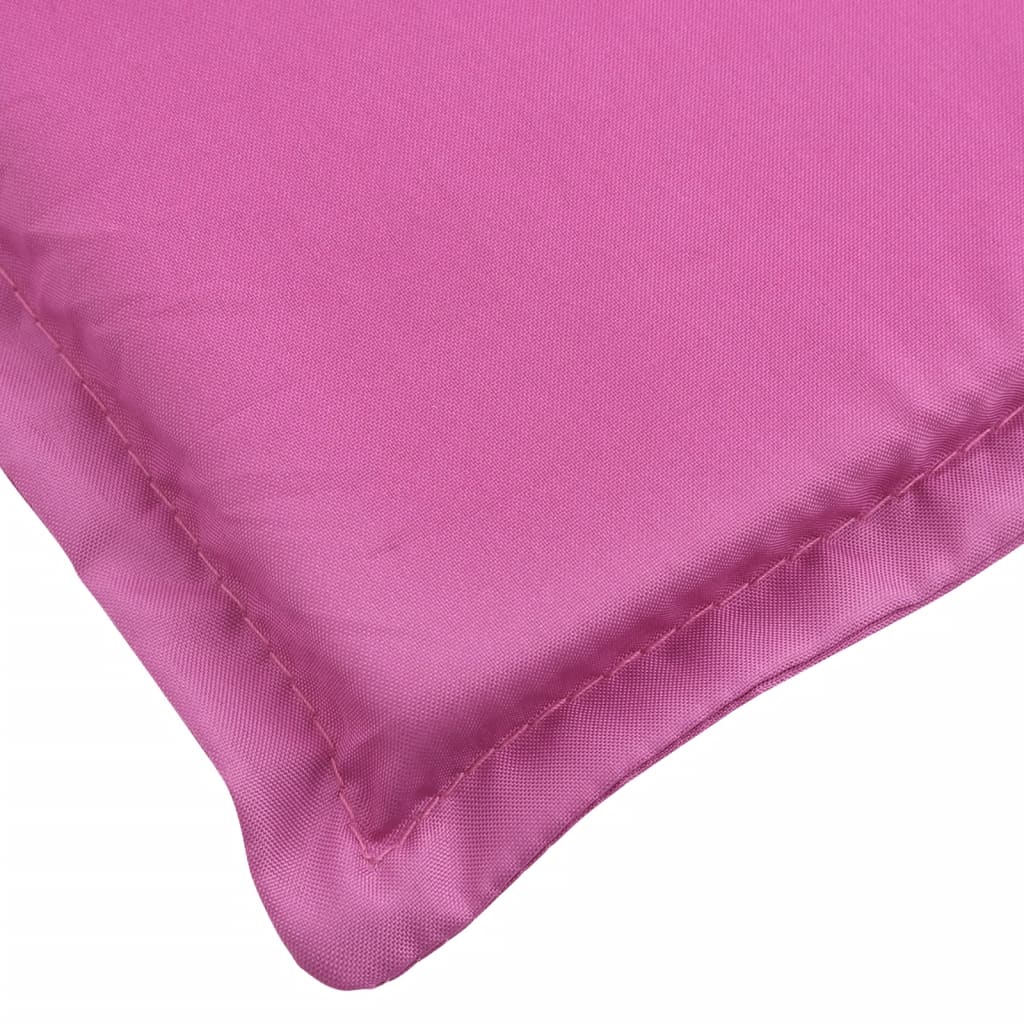 vidaXL Almofadão p/ espreguiçadeira tecido oxford rosa