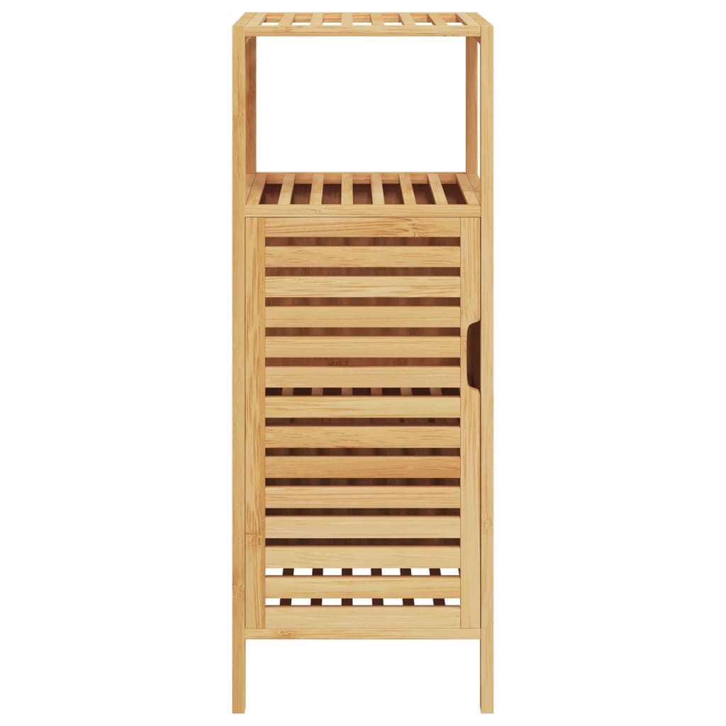 vidaXL Móvel de casa de banho com prateleira 36x33x87 cm bambu