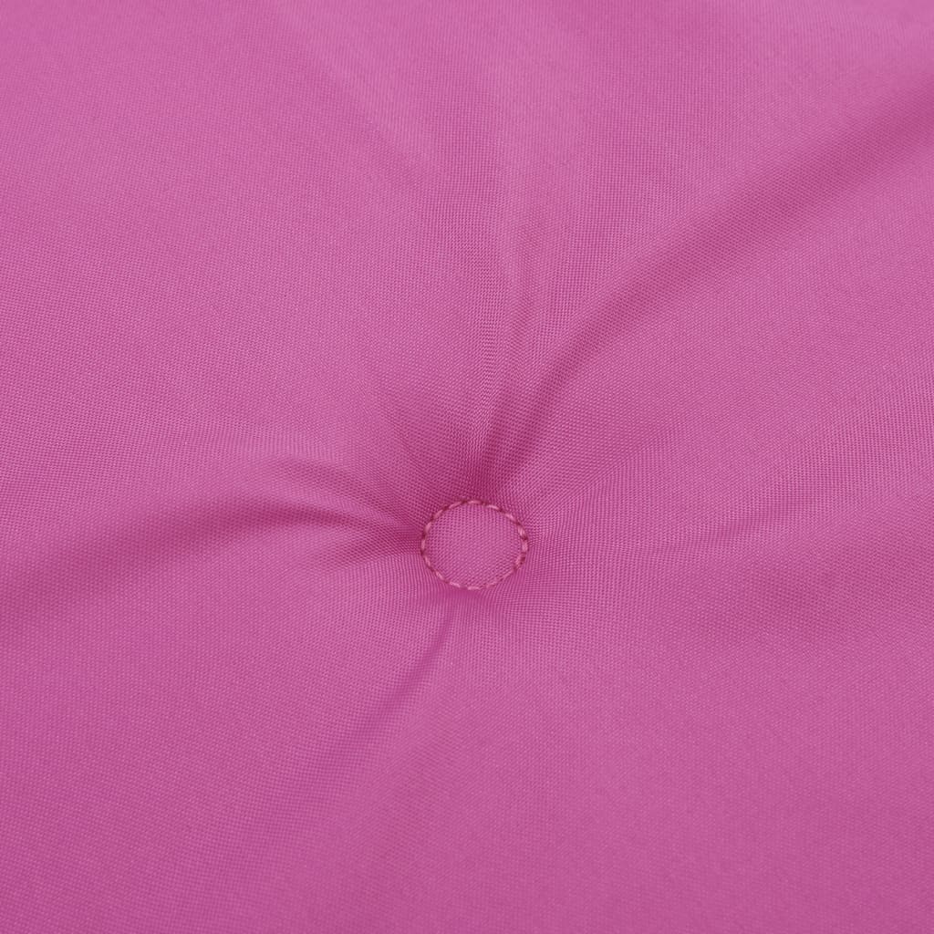vidaXL Almofadão p/ cadeira de terraço tecido oxford rosa