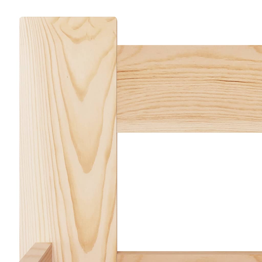 vidaXL Estrutura de cama 140x200 cm madeira pinho maciço