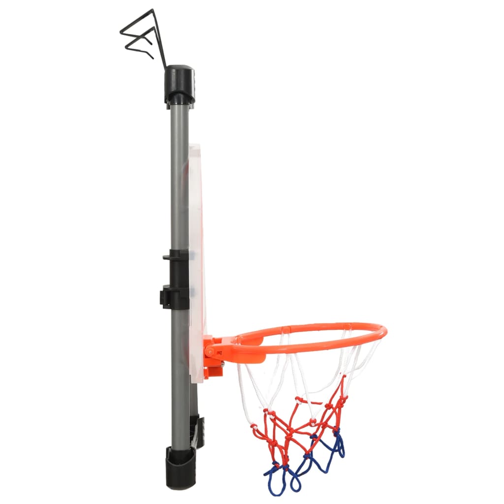 vidaXL Conjunto de basquetebol criança ajustável p/ colocar numa porta