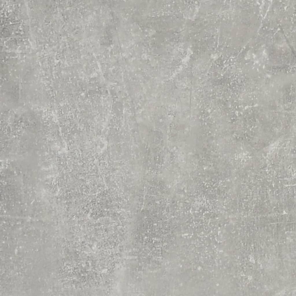 vidaXL Mesa de cabeceira de parede 50x36x47 cm cinzento cimento