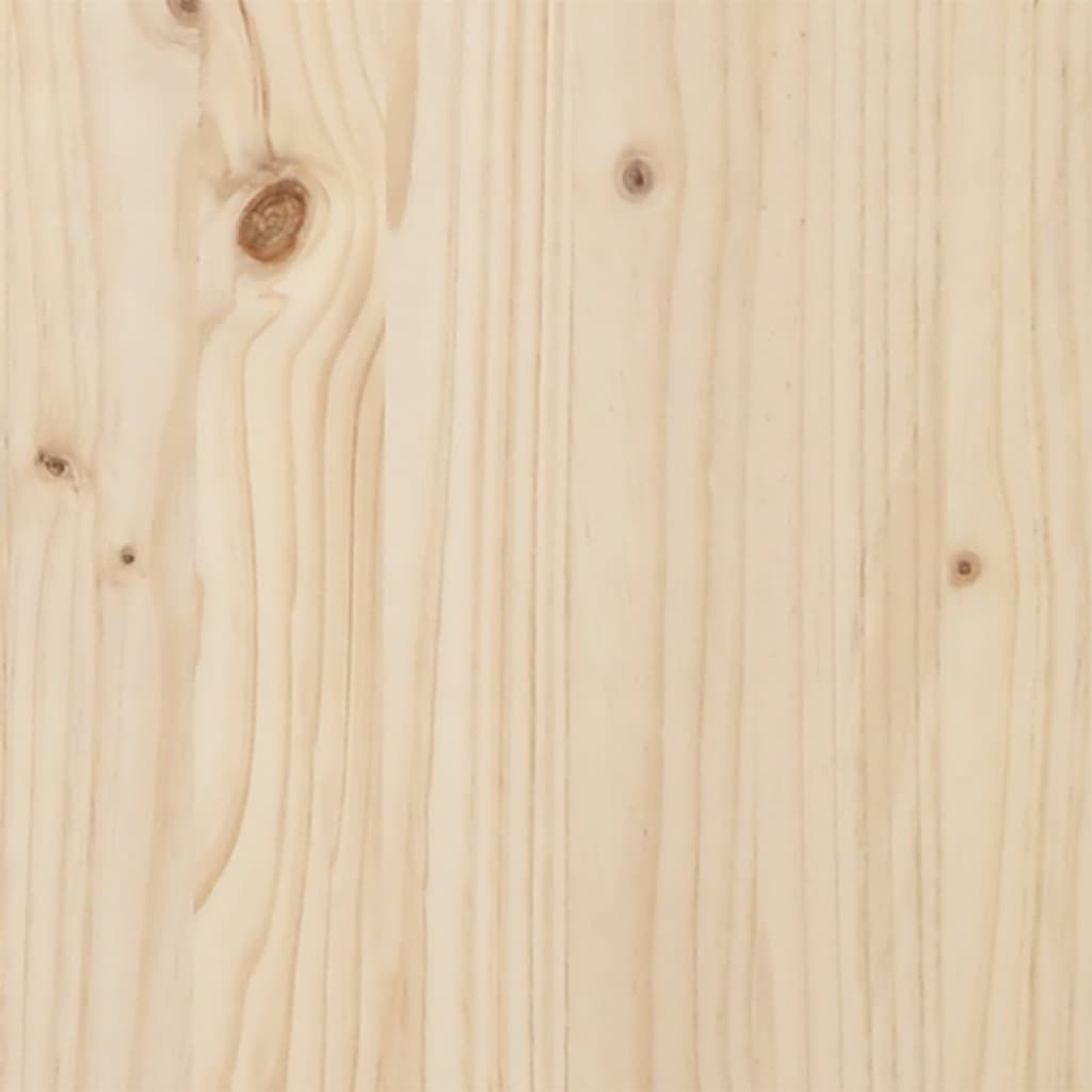 vidaXL Cabeceira 100 cm madeira de pinho maciça