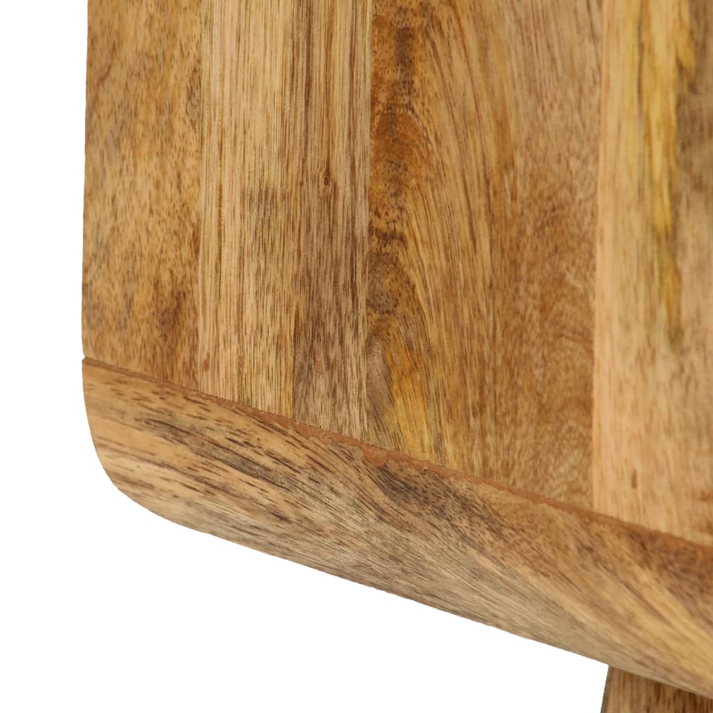 vidaXL Mesa de cabeceira madeira de mangueira maciça 40x30x49 cm